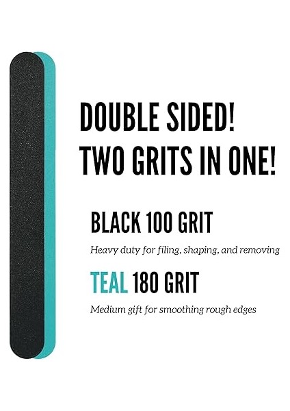 Salon Panoları - Profesyonel Kalite, Çift Taraflı, 100/180 Grit Tırnak Törpüsü - Rahat Kullanım Için Yastıklı, Kolay Kavrama - Çivileri Şekillendirmek ve Pürüzsüzleştirmek Için Zımpara Levhaları modelleri