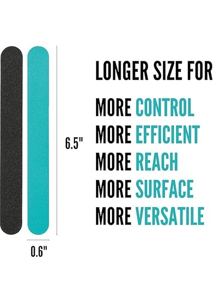 Salon Panoları - Profesyonel Kalite, Çift Taraflı, 100/180 Grit Tırnak Törpüsü - Rahat Kullanım Için Yastıklı, Kolay Kavrama - Çivileri Şekillendirmek ve Pürüzsüzleştirmek Için Zımpara Levhaları fırsatları