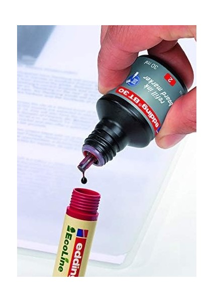 Bt 30 Beyaz Yazı Tahtası Kalemi Yedek Mürekkebi - Kırmızı - 30ML modelleri