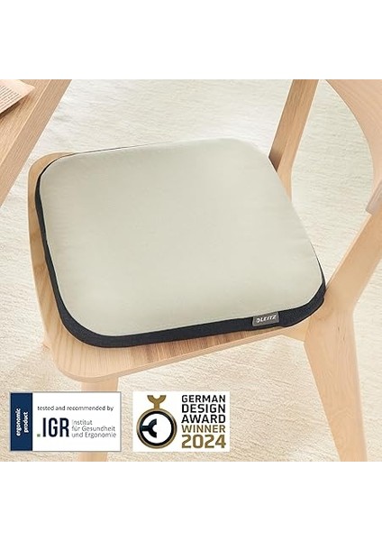 Ergo Active Balance Oturma Minderi, Ofis Sandalyeleri Için Ergonomik Hava Yastığı, Optimum Oturma Duruşu ve Siyatik Rahatlatıcı, Vücut Duruşunu Destekler, Ergo-Serisi, Kumaş Kılıf Açık Gri, fiyatları