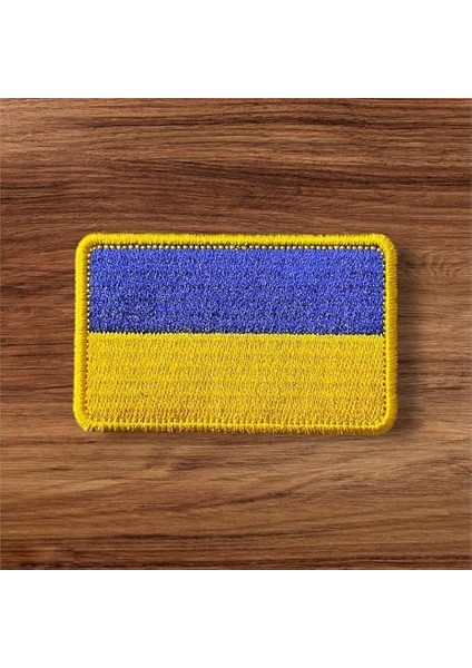 Bayrağı Nakış Patch Peç Arma - 8x5 cm