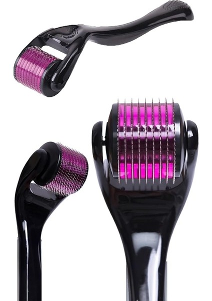 Uçlu Saç Sakal Çıkarma Tarağı Iğneli Cilt Yenileyici Gözenek Açıcı Dermaroller 0,75MM fırsatları