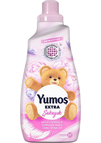 Extra Konsantre Çamaşır Yumuşatıcısı Şakayık 1440 ml