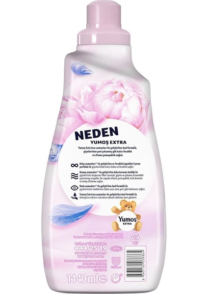 Extra Konsantre Çamaşır Yumuşatıcısı Şakayık 1440 ml modelleri