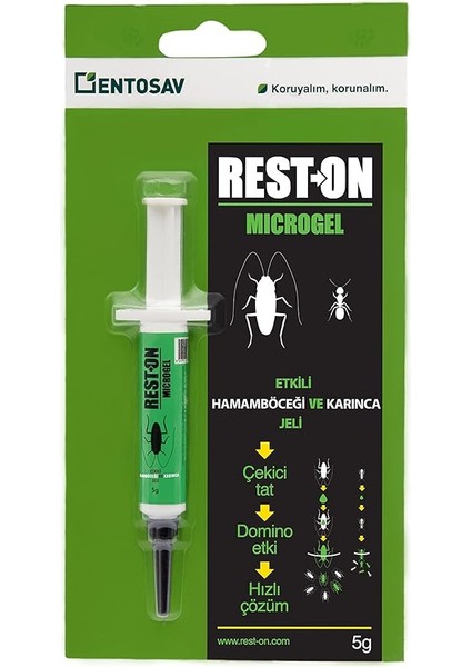 Rest-On Microgel Hamam Böceği Jeli, 5gr