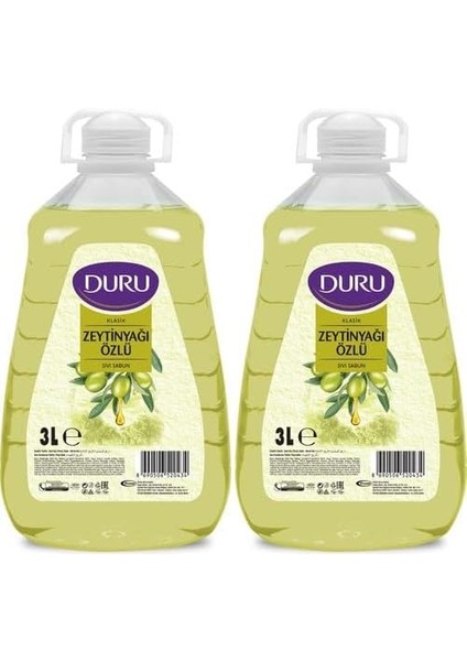 Mutluluk Serisi Zeytinyağlı Sıvı Sabun 2x3 Lt