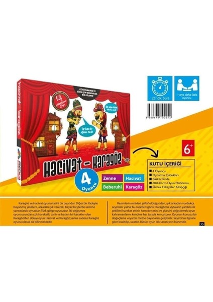 Sahneli Hacivat Karagöz Oyun fiyatları