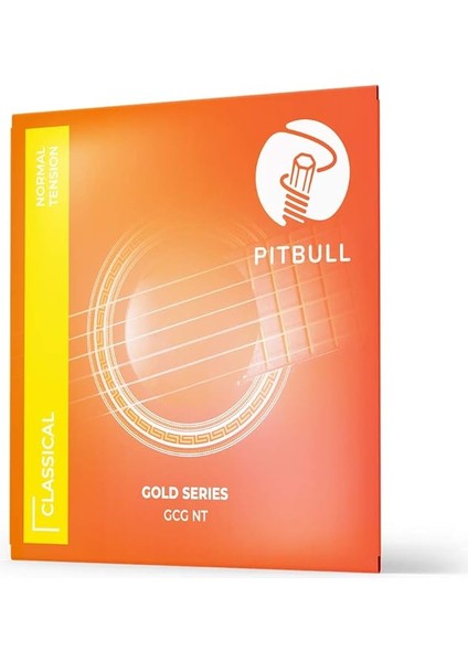 Gold Seri Normal Tansiyon Klasik Gitar Teli Set Pena Hediyeli Gcg Nt