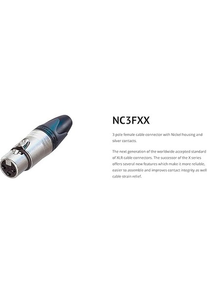 Cable Mikrofon Kablosu Club Series Mkıı Xlr 3 Kutuplu Neutrik NC3MXX / Xlr 3 Kutuplu Neutrik NC3FXX, Cırt Cırtlı Bantlı, Siyah (5m) indirimleri