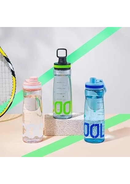 Home Sızdırmaz Çevirmeli Kapaklı Bpa Içermeyen Polikarbon Su Şişesi, Dayanıklı ve Hafif Mataralar, Spor ve Günlük Kullanım Için Ideal Suluk (Pembe, 630 Ml) fiyatları