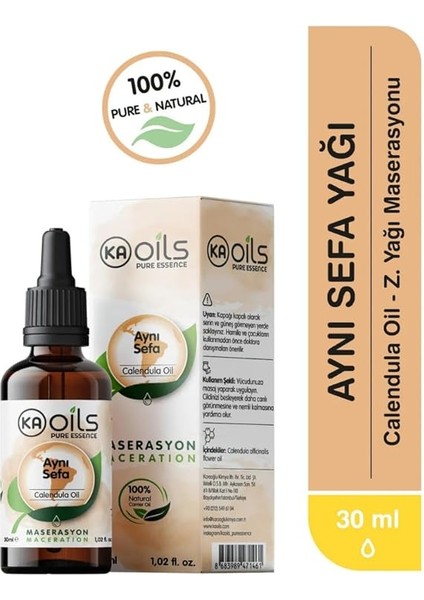 Aynısefa Yağı 30 ml | Zeytinyağında Masere Edilmiş | Calendula Infused Oil | Cilt Yatıştırıcı &amp; Koruyucu Bakım |%100 Doğal Bitkisel Yağ – Bebek &amp; Hassas Ciltler Için Uygun modelleri