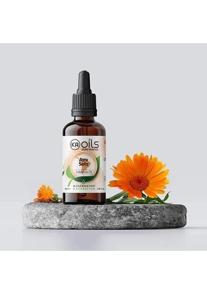 Aynısefa Yağı 30 ml | Zeytinyağında Masere Edilmiş | Calendula Infused Oil | Cilt Yatıştırıcı &amp; Koruyucu Bakım |%100 Doğal Bitkisel Yağ – Bebek &amp; Hassas Ciltler Için Uygun indirimleri