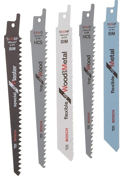 Home And Garden Akülü Panter Testere Keo Için 5 Parça Panter Testere Bıçağı Seti, Yeşil