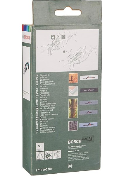 Home And Garden Akülü Panter Testere Keo Için 5 Parça Panter Testere Bıçağı Seti, Yeşil fırsatları