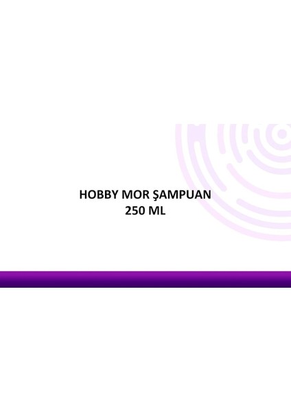 Mor Şampuan 250ML fiyatları