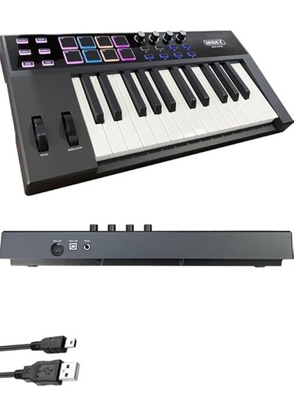 Midi-25 Pro Midi Klavye 25 Tuşlu Midi Keyboard 8 Pad modelleri