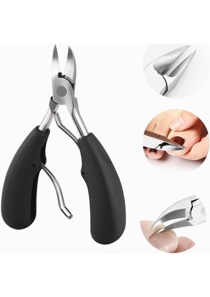 Ayak El Ayak Tırnak Makası Makas Pense Profesyonel Manikür Aletleri Kalın Tırnaklar Için Profesyonel Ayak Tırnağı Makası, Uzun Saplı Paslanmaz Çelik modelleri