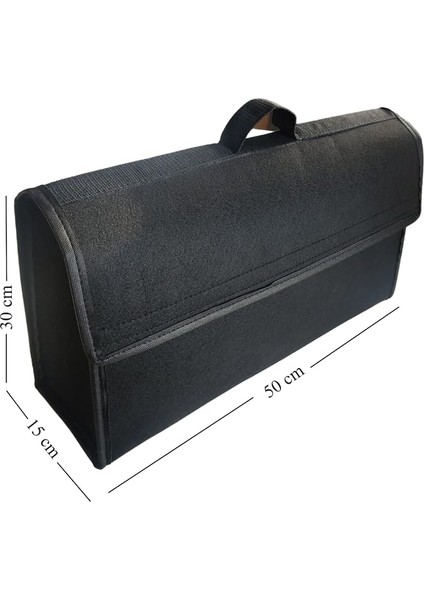 Araba Bagaj Çantası - Araç Oto Aksesuar Düzenleyici Organizer - Siyah, Arkası Cırtlı fiyatları