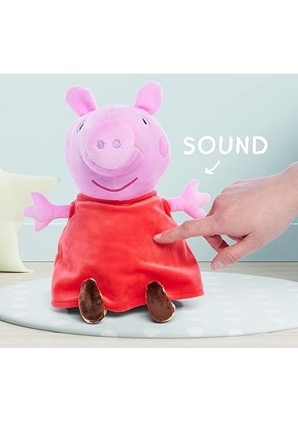 109261009, Peppa Pig, Sevimli Figür, Sesli, 22 Cm, Peluş Oyuncağı modelleri