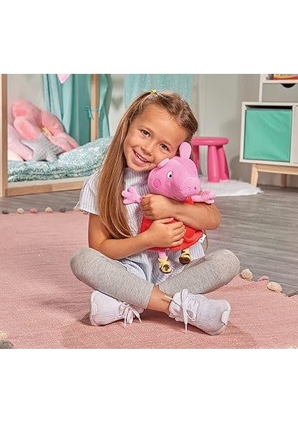 109261009, Peppa Pig, Sevimli Figür, Sesli, 22 Cm, Peluş Oyuncağı fırsatları