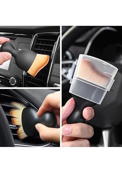 Yumuşak Kıllı Araç Içi Detaylı Oto Temizlik Fırçası, Araba Torpido Havalandırma Toz Temizleme Fırçası modelleri