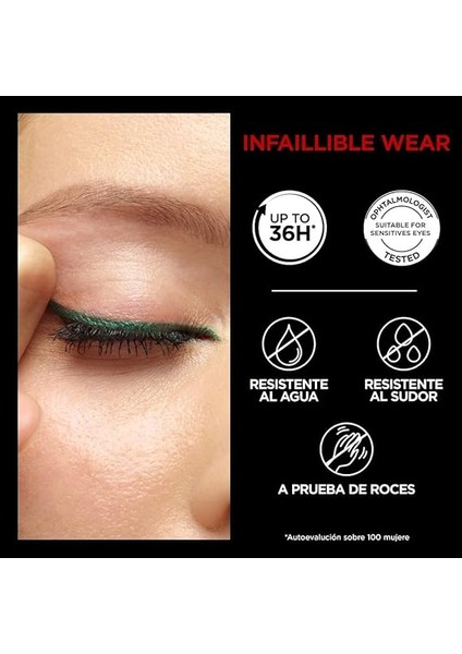 Parıs Infaillible Automatic Jel Göz Kalemi - Zümrüt Yeşili fiyatları