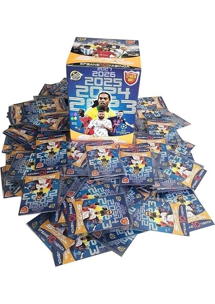 Süper Final Oyun Kartı 10. Yıl Güncel Transferler Futbol Oyun Kartları 200 Paket 400 Adet 2023-2017 indirimleri