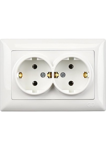 Visage Beyaz Ikili Topraklı Priz