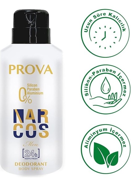 Narcos Erkek Deodorant 150ML modelleri