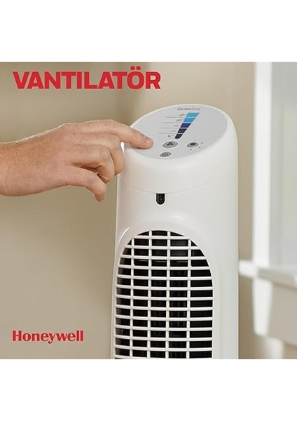 Quietset HYF260 Tüm Oda Için Salınımlı Kule Vantilatör, 5 Hız Ayarı, 80 Derece Salınım, Zamanlayıcı Fonksiyonu, Aydınlatma, Otomatik Kapanma, Uzaktan Kumanda fırsatları
