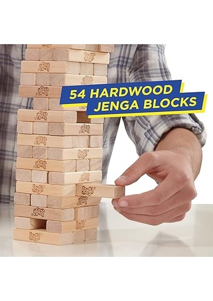 Gaming Jenga Classic, 6 Yaşından Itibaren Reaksiyon Hızını Artıran Çocuk Oyunu fırsatları