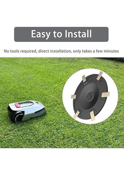 Rsdra-01 Dreame Roboticmower A1 Robotik Çim Biçme Makinesi Için Kesici Disk, Yedek Parçalar 1* Biçme Diski, 6* Bıçaklar indirimleri