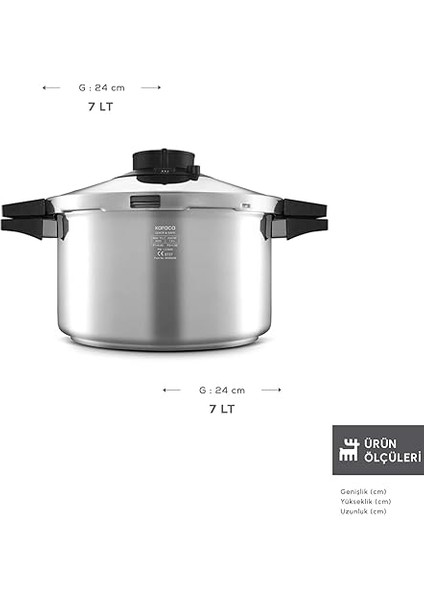 Quıck&amp;safe 7 Lt Düdüklü Tencere fiyatları