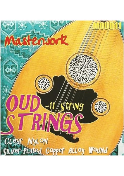 Oud Strings MOUD11 Clear Nylon Silver Plated Copper Alloy Wound 11 String