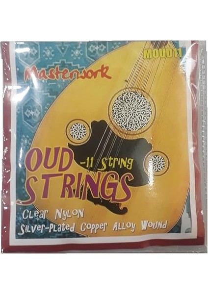 Oud Strings MOUD11 Clear Nylon Silver Plated Copper Alloy Wound 11 String modelleri