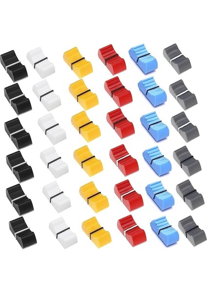 36 Adet Fader Kontrol Düğmeleri Konsol Hacim Kontrol Fader Slider Konsol Karıştırıcı Sürgü Fader Düğmeleri Potansiyometre Konsol Ses Kontrolü Düğmesi (36)