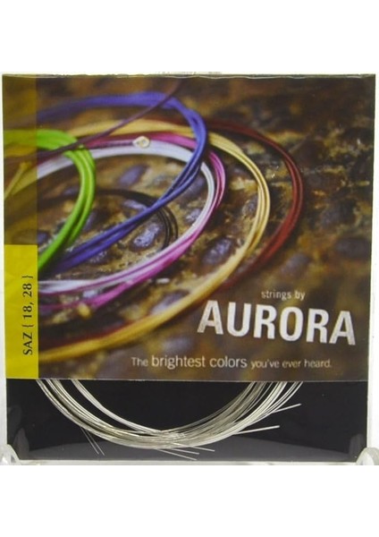 Bağlama Teli 0.18 Kısa Sap Bağlama Teli Beyaz Bam+Tezene