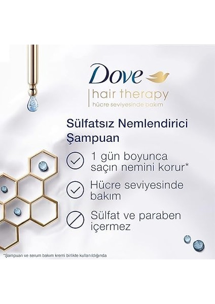 Hair Therapy Sülfatsız Saç Bakım Şampuanı Hydration Spa Nemlendirici 350 ml indirimleri
