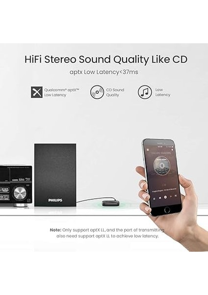 Aptx Destekli Bluetooth 5.0 Audio Receiver Alıcı indirimleri