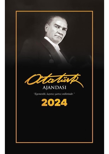 Kitabevi Gazi Paşa 2024 Atatürk Ajandası, 13.5X21CM