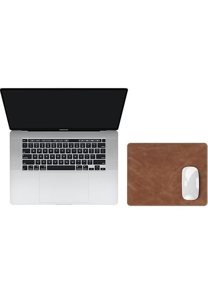 Navada - Gaming Oyuncu Gamer Hakiki Deri Mouse Pad, Deri Fare Altlığı, Hakiki Deri Ped, Dayanıklı Kaymaz Taban, Ofis Tipi Mouse Ped (Taba) indirimleri