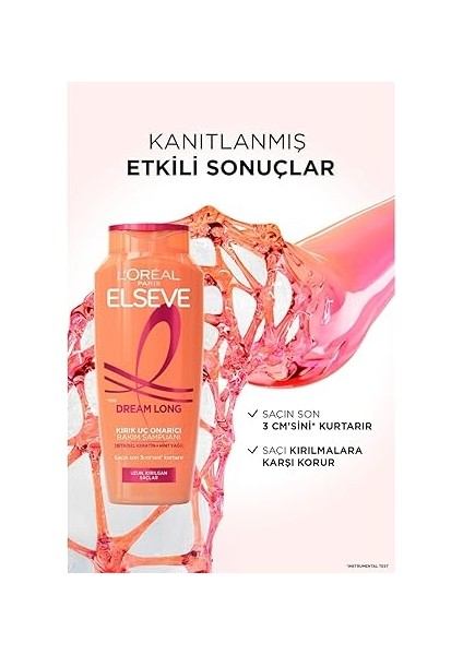 Paris Elseve Dream Long Onarıcı Bakım Şampuanı 400 ml fırsatları