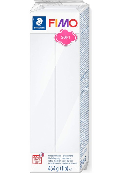 Soft Polimer Kil - White - 454G