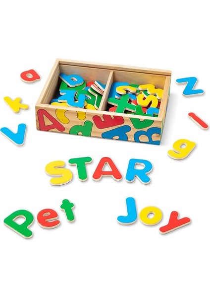 &amp; Doug - Ahşap Mıknatıslı Harfler (10448)
