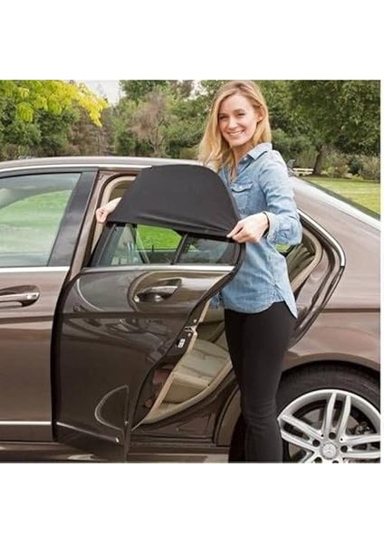Oto Yan Cam Perde Güneşlik Koruyucu Mahremiyet Perdesi (1 Adet) Çocuk Seyahat Perdesi Oto Aksesuar indirimleri