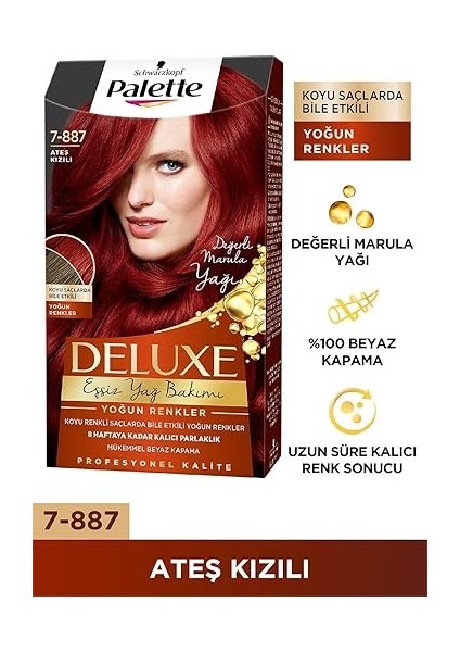 Yoğun Renkler 7-887 Ateş Kızılı fiyatları