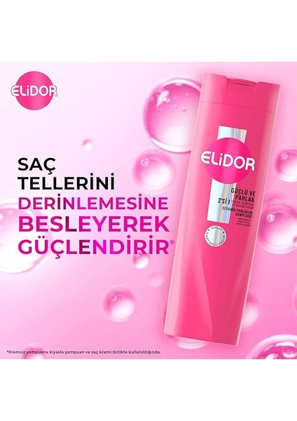 Şampuan ve Saç Bakım Kremi Güçlü ve Parlak 400 ml modelleri