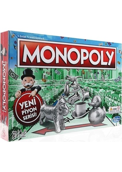 Gaming Monopoly Kutu Oyunu, 8+ Yaş