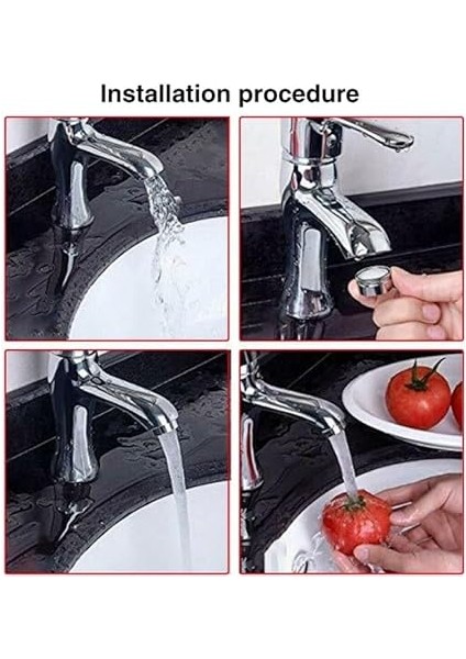 6 Adet Batarya Musluk Ucu Su Tasarruf Aparatı Süzgeci Perlatör Dış Dişli fiyatları