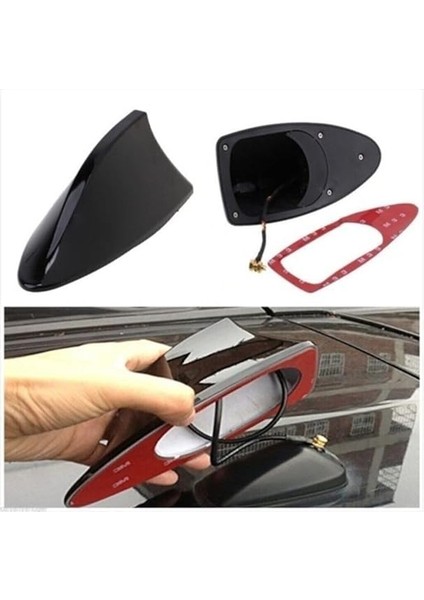 Group (8974) Elektirikli Shark Köpekbalığı Balina Tavan Anteni Citroen C-Elysee ile Uyumlu modelleri